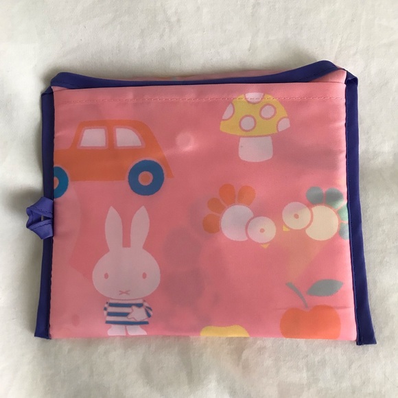 🆕 MIFFY BUNNY Foldable Reusable Nylon Eco Tote Bag - Picture 5 of 8